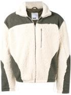 Gmbh Panelled Shearling Coat - Neutrals