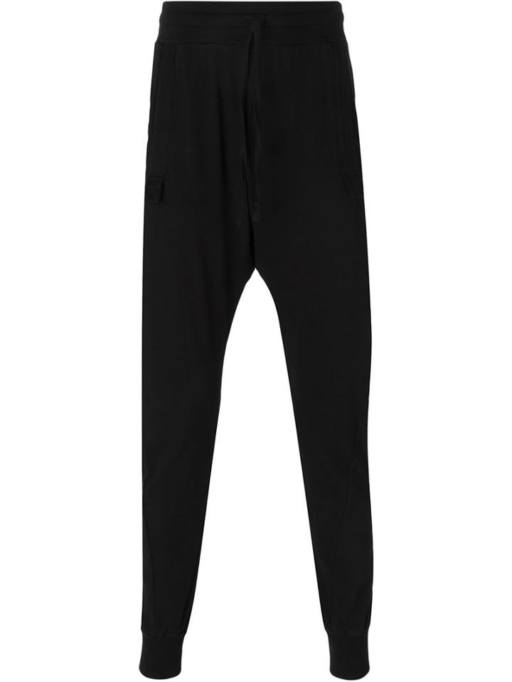 Lost & Found Rooms Tapered Track Pants, Men's, Size: Large, Black, Cotton
