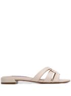 Stuart Weitzman Ivory Shine Sandals - Neutrals