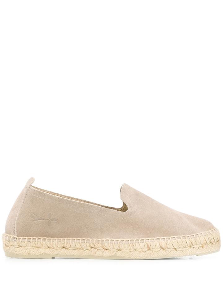 Manebi Slip On Espadrilles - Grey