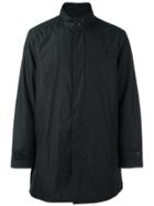 Michael Kors 'tech' Single Breasted Coat - Black