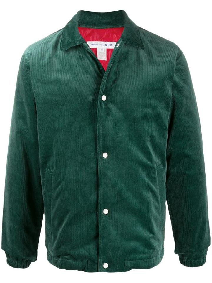 Comme Des Garçons Shirt Drawstring Shirt Jacket - Green
