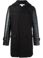 Comme Des Garçons Shirt Panelled Sleeve Coat - Black