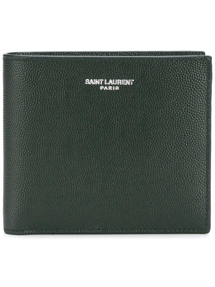 Saint Laurent Paris East/west Wallet - Green