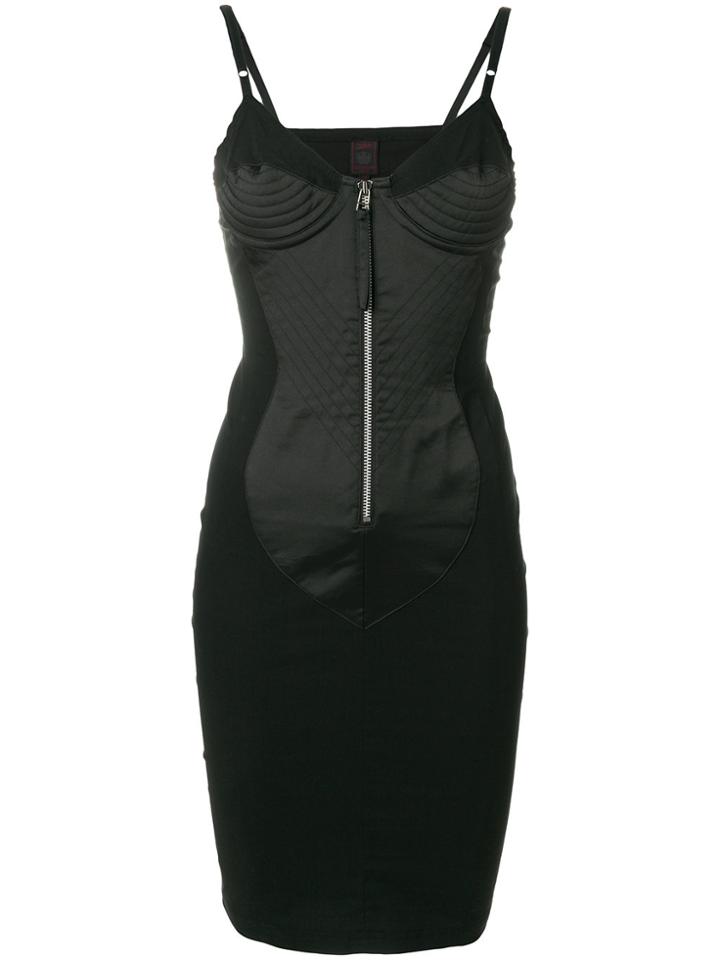 Jean Paul Gaultier Vintage Fitted Dress - Black