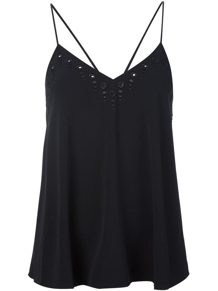 Derek Lam 10 Crosby Embroidered Detail Top