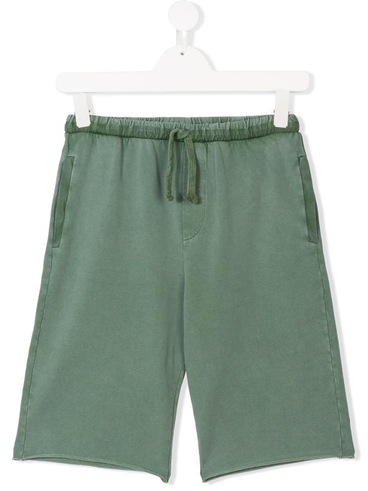 Stella Mccartney Kids Teen Track Shorts - Green