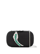 Giambattista Valli Serpent Clutch Bag - Black