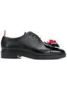 Thom Browne Pebble & Calf Leather Top Cap Shoe - Black
