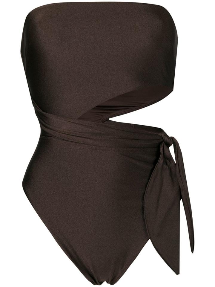 Zimmermann Cut-out Waist Swimsuit - Brown