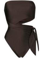 Zimmermann Cut-out Waist Swimsuit - Brown