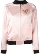 Opening Ceremony Rose Embroidered Bomber