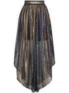 Peter Pilotto Striped High Waisted Harem Pants - Blue