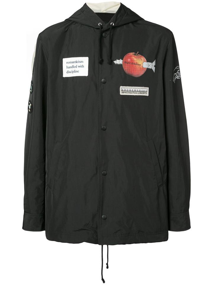 Undercover - Patch Bomber Jacket - Men - Polyester - 4, Black, Polyester