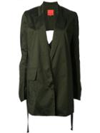 Manning Cartell Open Back Blazer, Women's, Size: 10, Green, Polyester