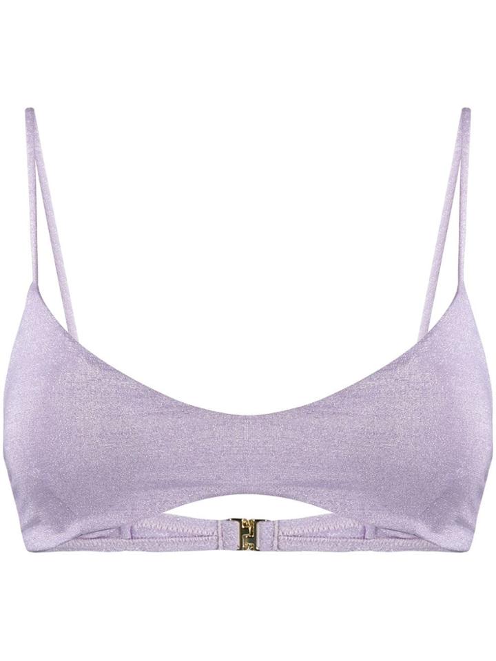 Mc2 Saint Barth May Bikini Top - Purple