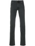 Jacob Cohen Bandana Pocket Slim Fit Jeans - Grey