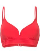 Seafolly Quilted Bralette Bikini Top - Red