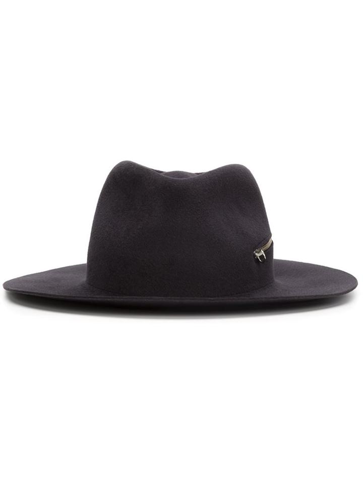 Larose Paris 'zip Fedora' Hat
