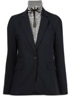 Veronica Beard Drawstring Neck Blazer