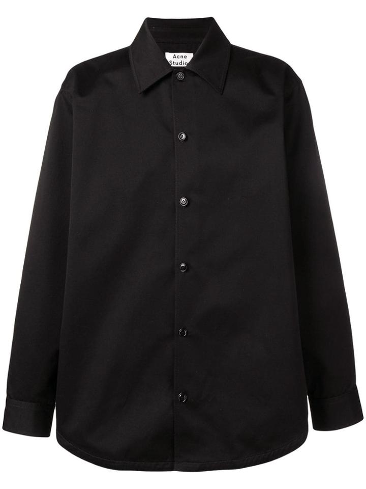 Acne Studios Minimal Military Shirt - Black