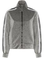 No Ka' Oi Sparkle Stripe-trimmed Track Top - Metallic
