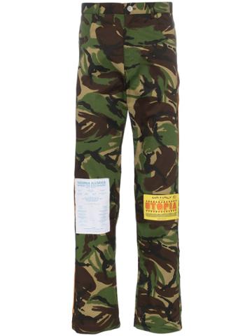 Martine Rose Mrose Mltry Trs Wt Ptch Grn - Green