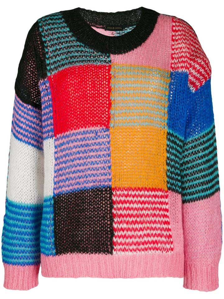 Stine Goya Patchwork Jumper - Black