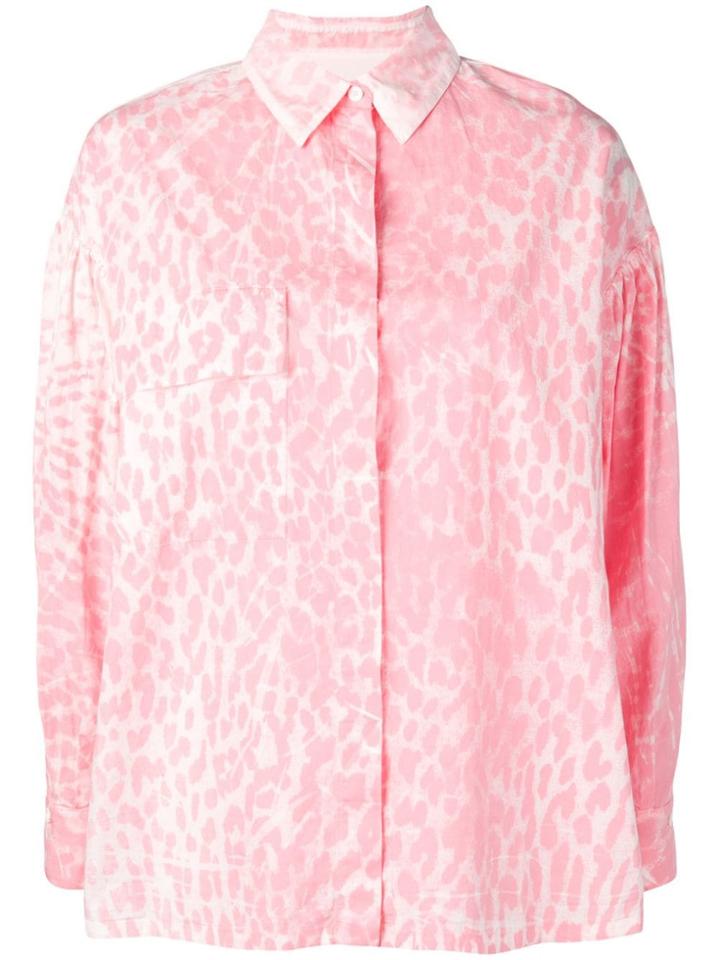 8pm Leopard Print Shirt - Pink
