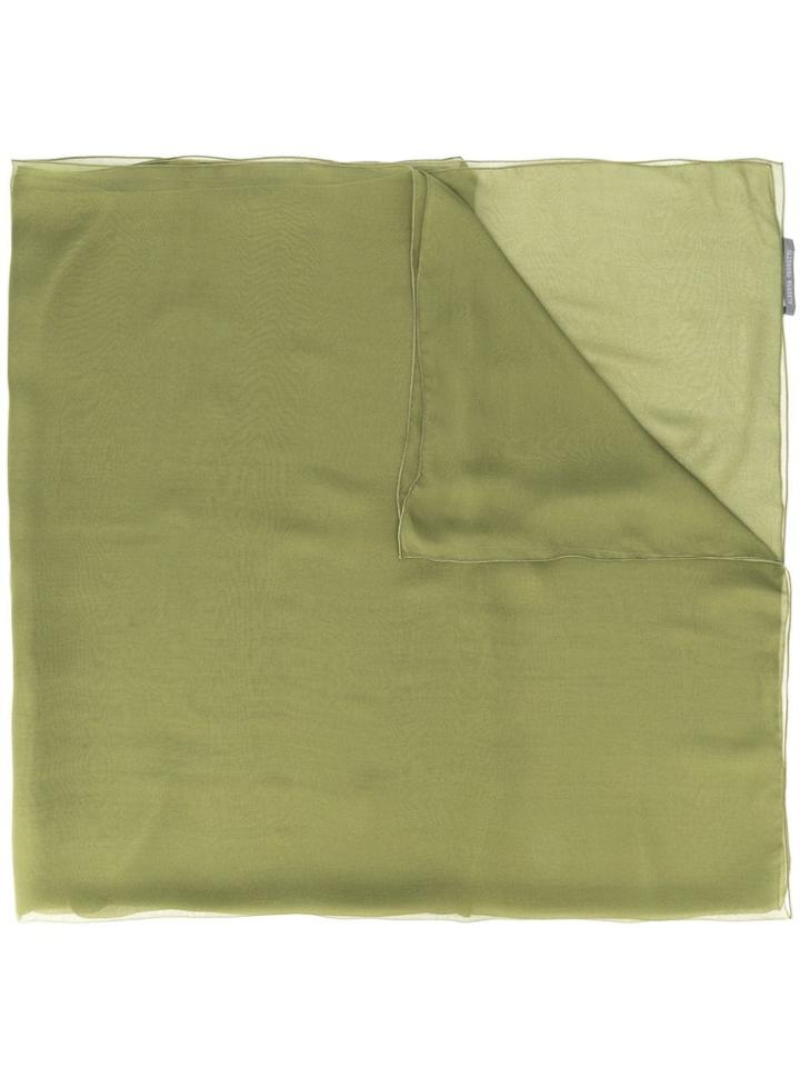 Alberta Ferretti Classic Scarf - Green