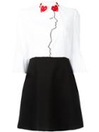 Vivetta Codi Rosso Dress, Women's, Size: 40, White, Cotton/polyester/viscose/spandex/elastane
