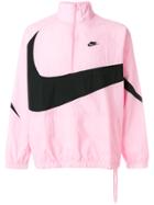 Nike Swoosh Pull-over Jacket - Pink & Purple