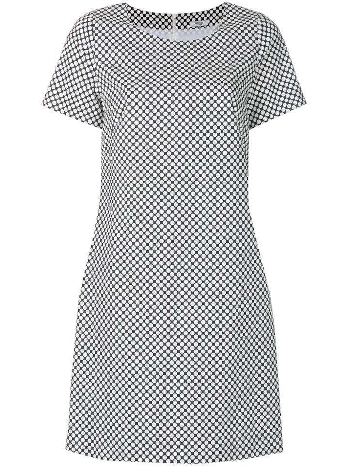 Peserico Polka Dots Shift Dress - Blue