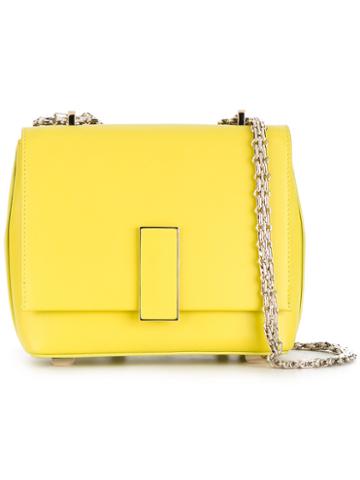 Marcel Seraphine - Chain Strap Box Bag - Women - Calf Leather - One Size, Yellow/orange, Calf Leather