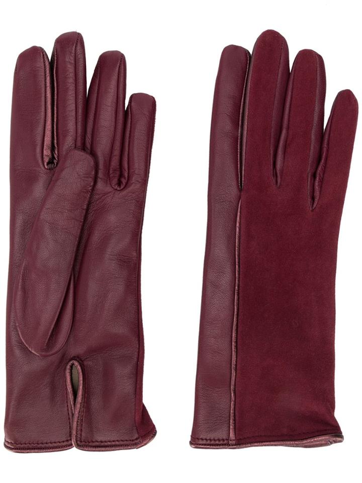 Gala Gloves Contrast Gloves - Red