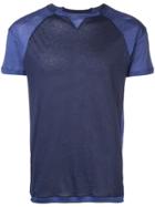 Jacquemus Fitted Colour Block T-shirt - Blue