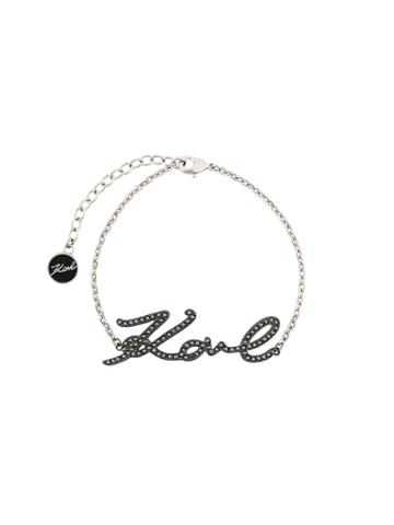 Karl Lagerfeld Karl Signature Bracelet - Silver