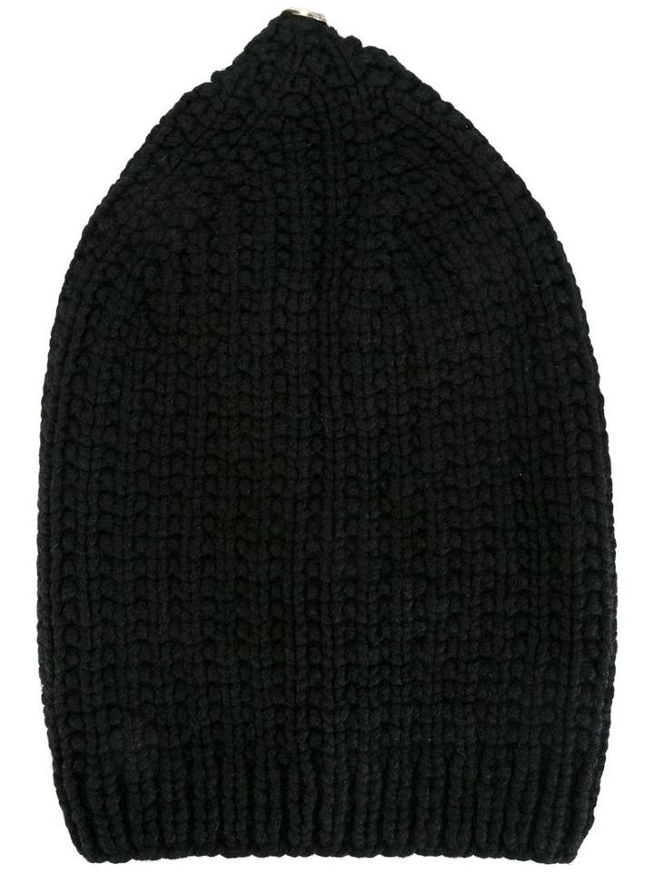 Werkstatt:münchen Cap Field Button, Adult Unisex, Black, Cashmere