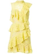 Rebecca Vallance 'wilson Ra Ra' Mini Dress, Women's, Size: 10, Yellow/orange, Rayon