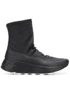 Del Carlo Slip-on Hi-top Sneakers - Black