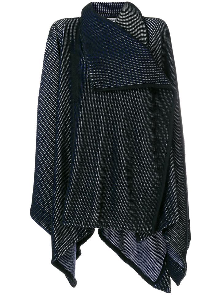 Issey Miyake Knitted Cardigan - Black