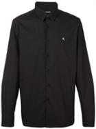 Raf Simons Classic 'r' Shirt, Men's, Size: 46, Black, Cotton/polyurethane