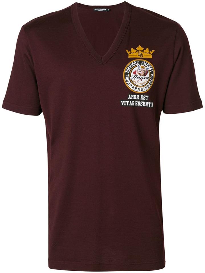 Dolce & Gabbana Amor Est Vitae T-shirt - Red