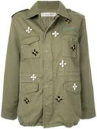Tu Es Mon Trésor Bijoux Flower Field Jacket - Green