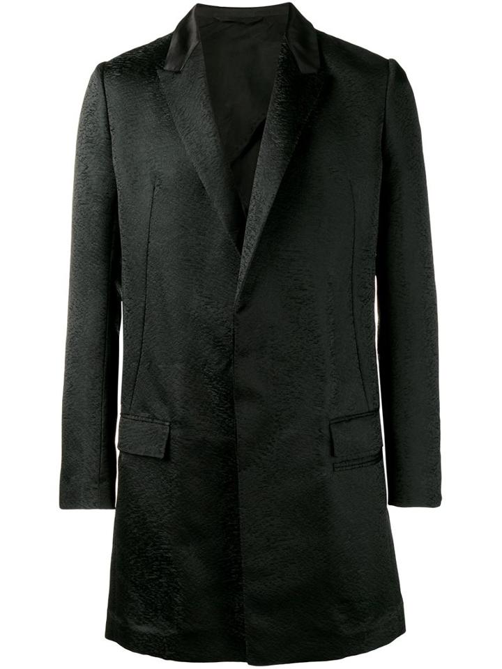 Haider Ackermann Single Breasted Cloque Coat