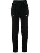 Michael Michael Kors Zip-detail Fitted Trousers - Black