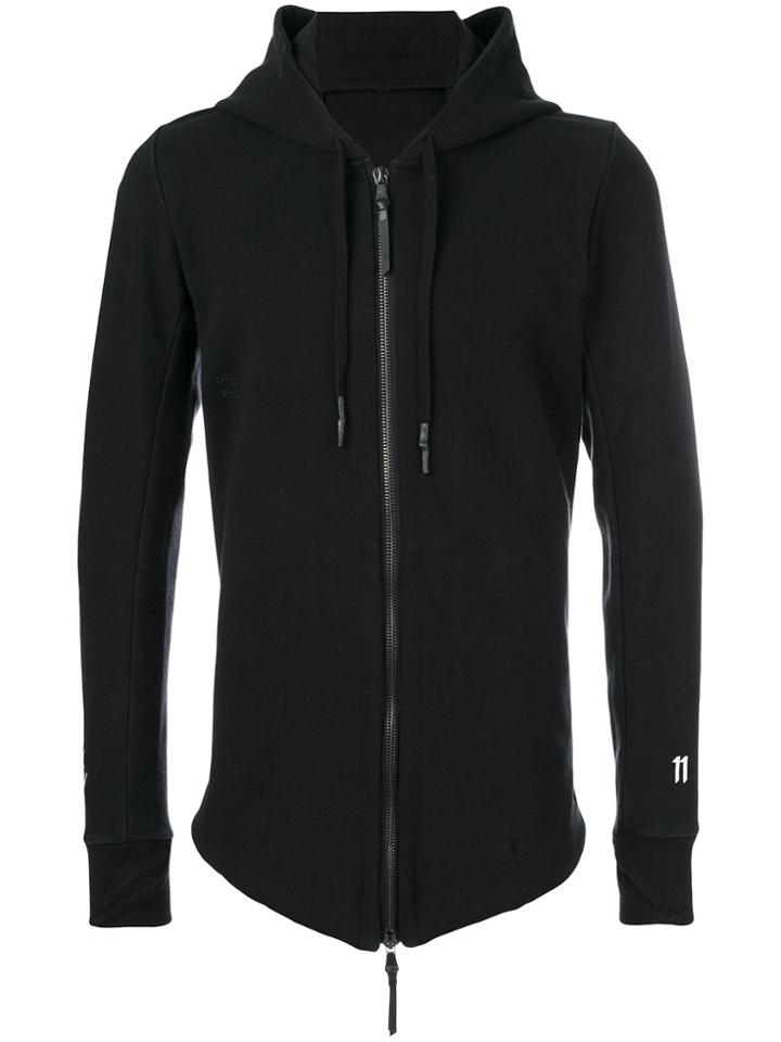 11 By Boris Bidjan Saberi Printed Back Zip Up Hoodie - Unavailable