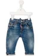 Dsquared2 Kids - Distressed Jeans - Kids - Cotton/spandex/elastane - 6 Mth, Infant Boy's, Blue