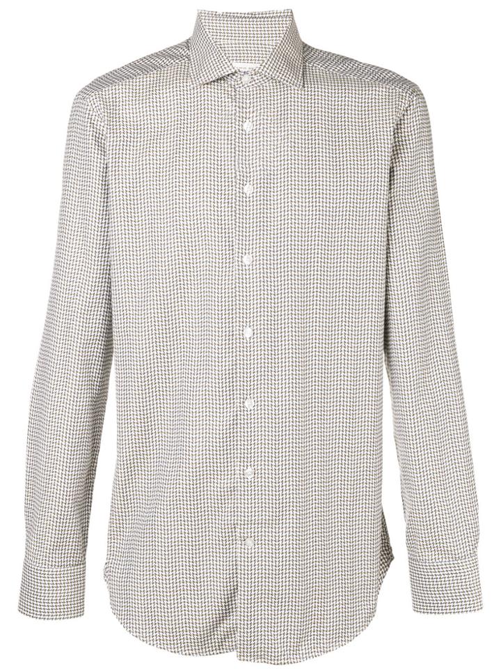 Etro Embroidered Long-sleeve Shirt - Yellow & Orange