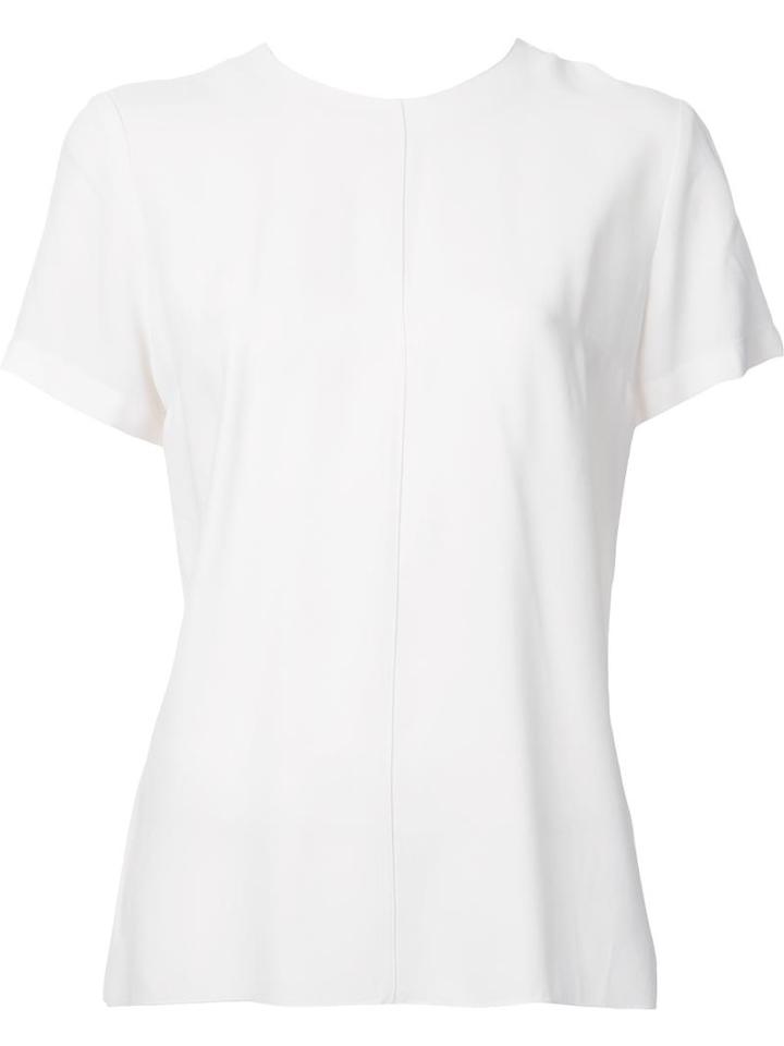 Proenza Schouler Bow Detail Top, Women's, Size: 6, White, Acetate/viscose
